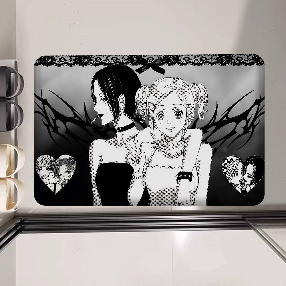 Anime Vintage N-Nana Fußmatte Waschbar Rutschfest Wohnzimmer Sofas Stühle Bereichsmatte Küchen-Fußmatte Teppich