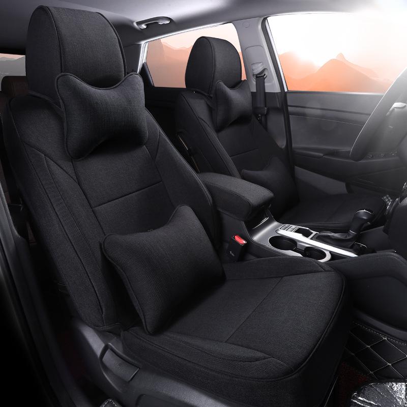 Hyundai Tucson Full Surround Linen SUV Seat Cushion - Five-Seat, All-Season Interior Cover