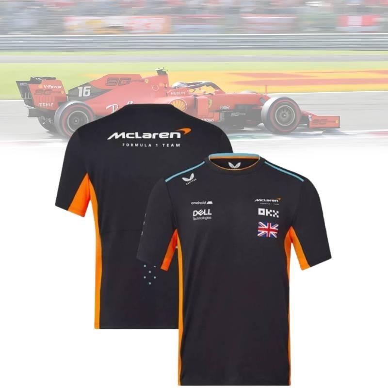 Breathable Mesh Fabric Fia Formula 1 World Championship Men's Summer Shirt