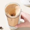 Taza Mezcladora Automática de 450ml Taza para Bebidas Antiderrames Batidora Casera Taza de Agua Giratoria Taza de Agitación Automática Taza para Café y Leche