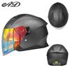 AD Carbon Fiber Three-Quarter Motorcycle Helmet - All-Season Safety for Scooter & Cruiser Riders