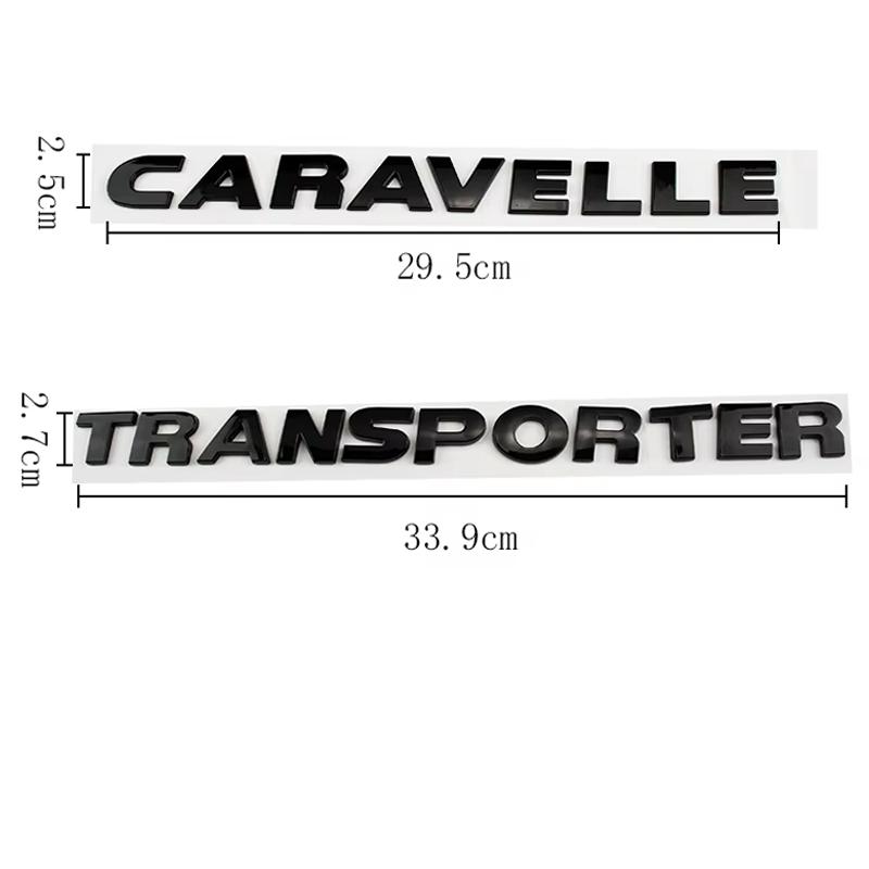 ABS Car Rear Trunk Letters Words Logo Decals Body Emblem Badge Styling Sticker For VW TRANSPORTER CARAVELLE T4 T5 T6 Accessories