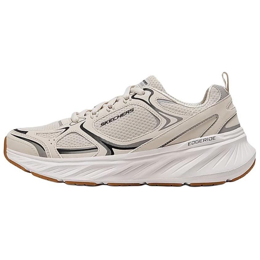 Skechers Edgeride Exodis Comfortable Versatile Durable Lightweight Low-Top Running Shoes Men sneakers White 232844-NAT 45