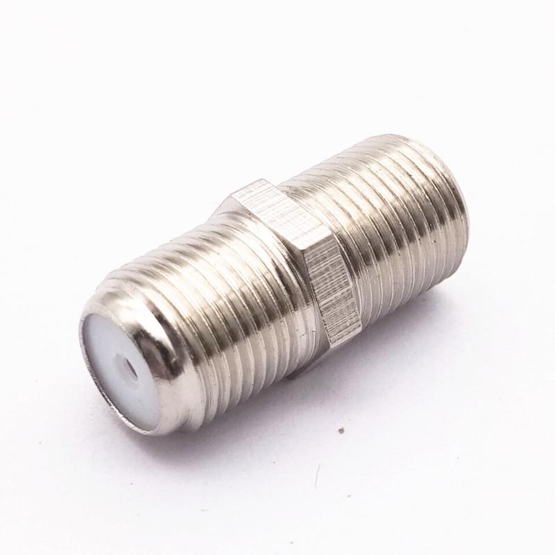 Copper F-Female TV Adapter Extension Cable Connector