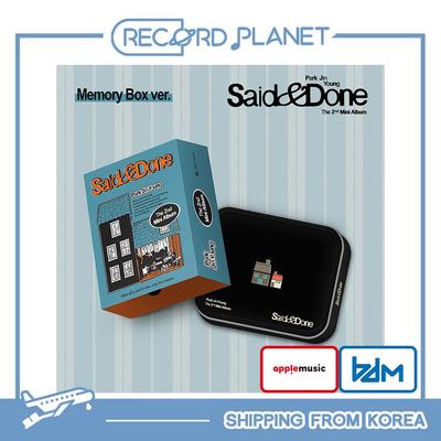 PARK JINYOUNG - 2nd Mini Album [Said & Done] (Memory Box Ver.) [POB]