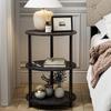 Round Edge Multi-layer Bedside and Living Room Storage Table