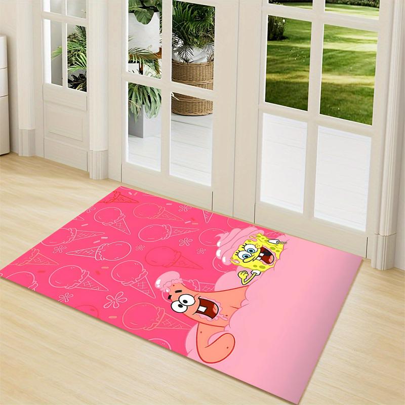 Spongebob Friends Carpet Rug Soft Washable Antislip Home Living Room Sofa Mats Personalized Christmas Rug