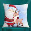 Square Pillowcase, Christmas Gift, Santa Car Supplies, Office Supplies, Living Room Sofa Cushion Cover,  Home Decoration.