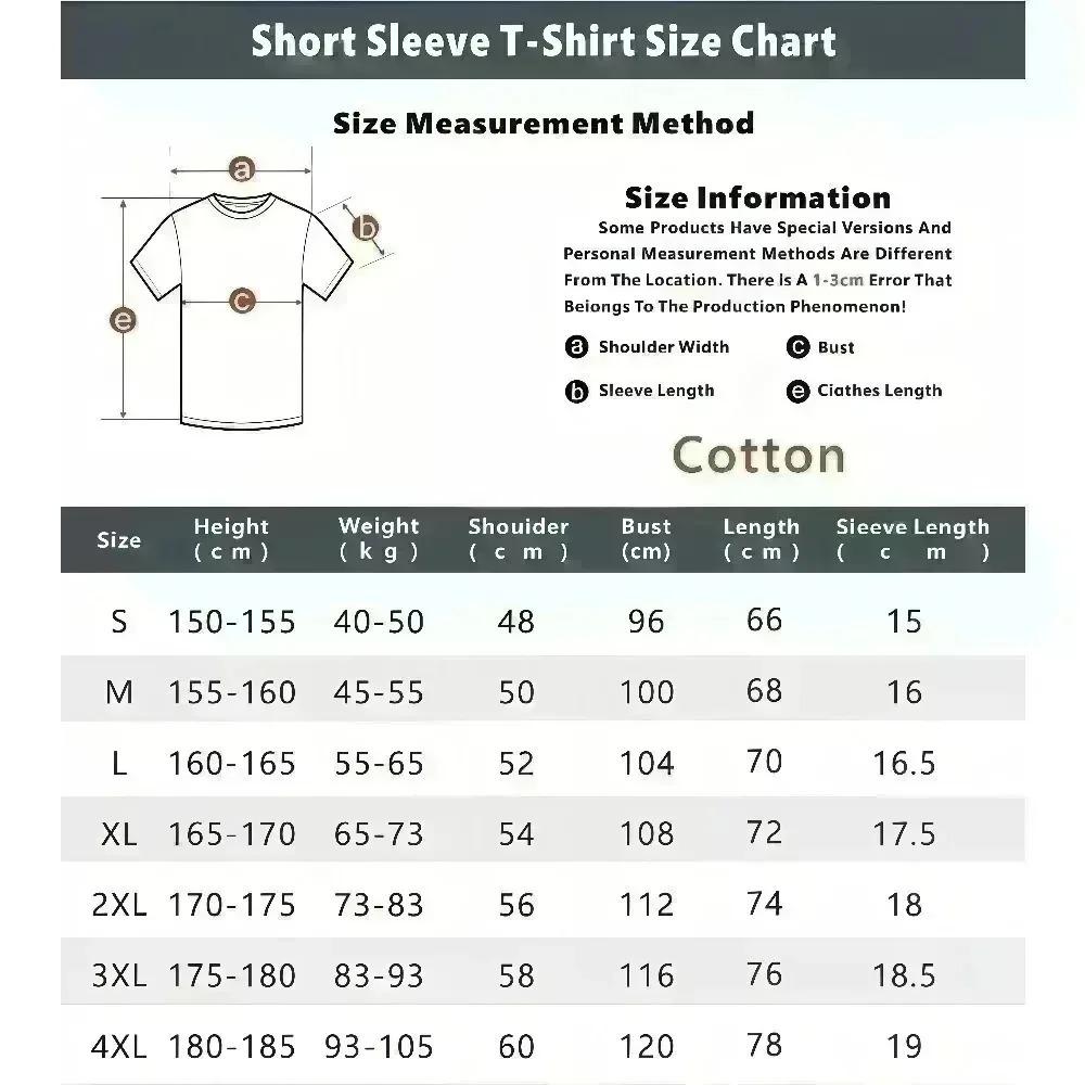 T-shirts Ζωή με Κουνήματα για Ελεύθερο Χρόνο Unisex Βαμβακερά T-shirts με Στρογγυλή Λαιμόκοψη Κοντομάνικα T-shirts Ρούχα Μεγάλων Μεγεθών