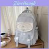 Student Backpack For Girls And Boys Nylon Lightweight With Air Cushion Straps For Campus Use