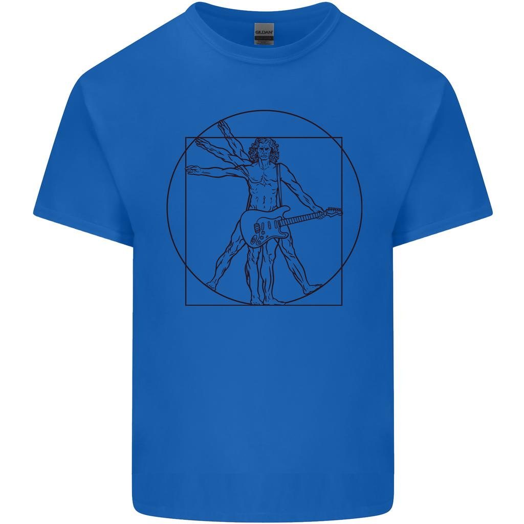 Guitar Vitruvian Unisex Guitarist Unisexs Light Cotton TShirt