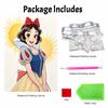Disney Snow White pearl painting handmade diy pearl art painting simple living room hanging painting decoration