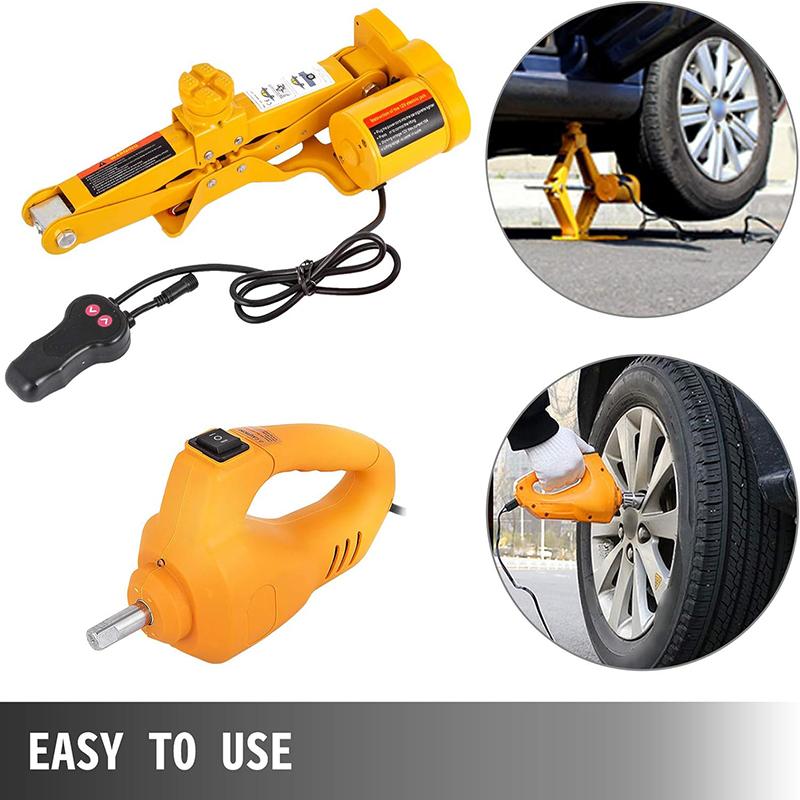 4 In 1 Electric Car Jack 3 Ton 12v Electric Scissor Jack For Car
