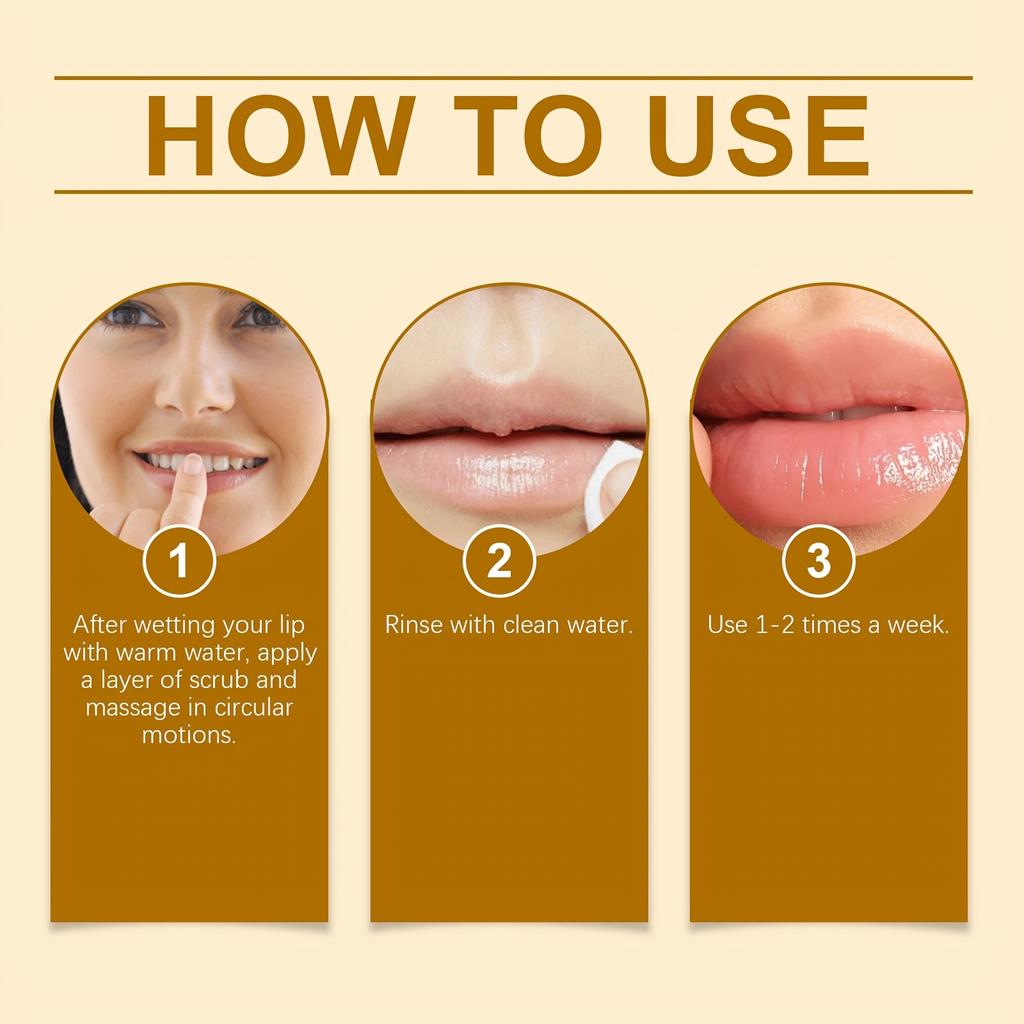 Lip Scrub Balm, Moisturizing & Softening, Unisex-Adult, Paste Form, Alcohol-Free, Suitable for All Skin Types, with Aloe Vera & Phytic Acid, Lip Mask