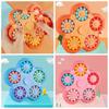 Ten-sided Rotation Spin Bead Puzzles Game 2 In 1 Fingertip Cube Toys   Decompression Toy