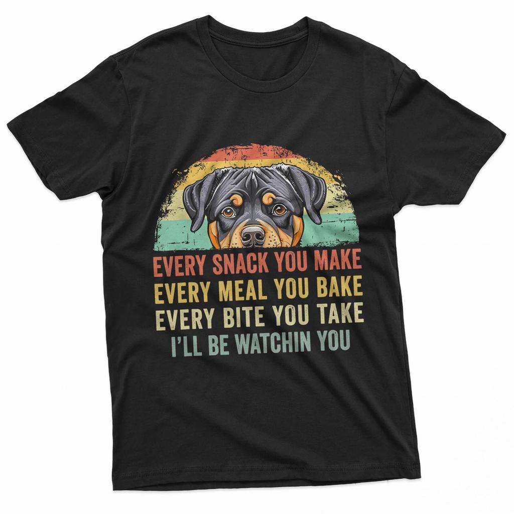 Rottweiler Cool Every Snack You Make Dog Cute Rottie Mom T-Shirt