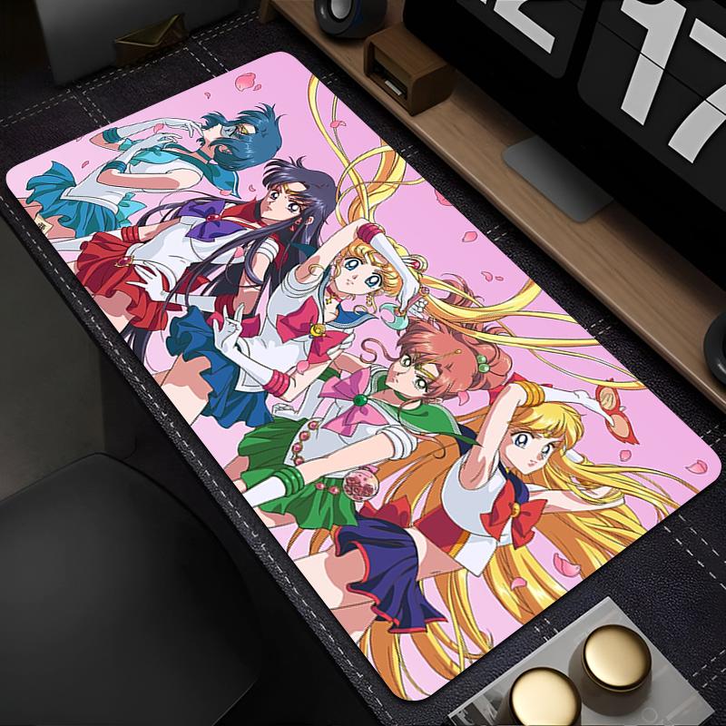 Colorful Mouse Pad SSailor Moon speed For esports players Office Laptop Computer Keyboard Pad Non Slip Desk Mat XXL Mousepad