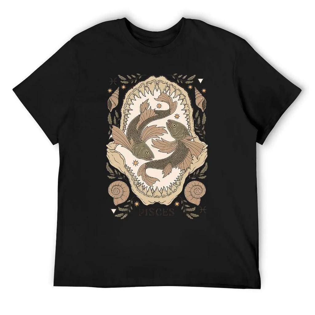 Fresh Pisces Twelve Constellation (12) T-shirt  Move T-shirts Casual Graphic Funny Novelty Leisure USA Size