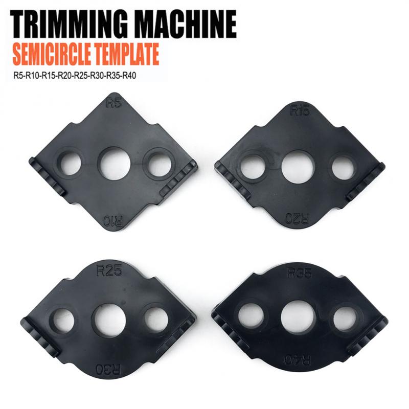 Wood Panel Radius R Plate Router Table Bit Corner Jig Trimming Machine Engraving Machine R5 To R40 Routing Round Corner Template