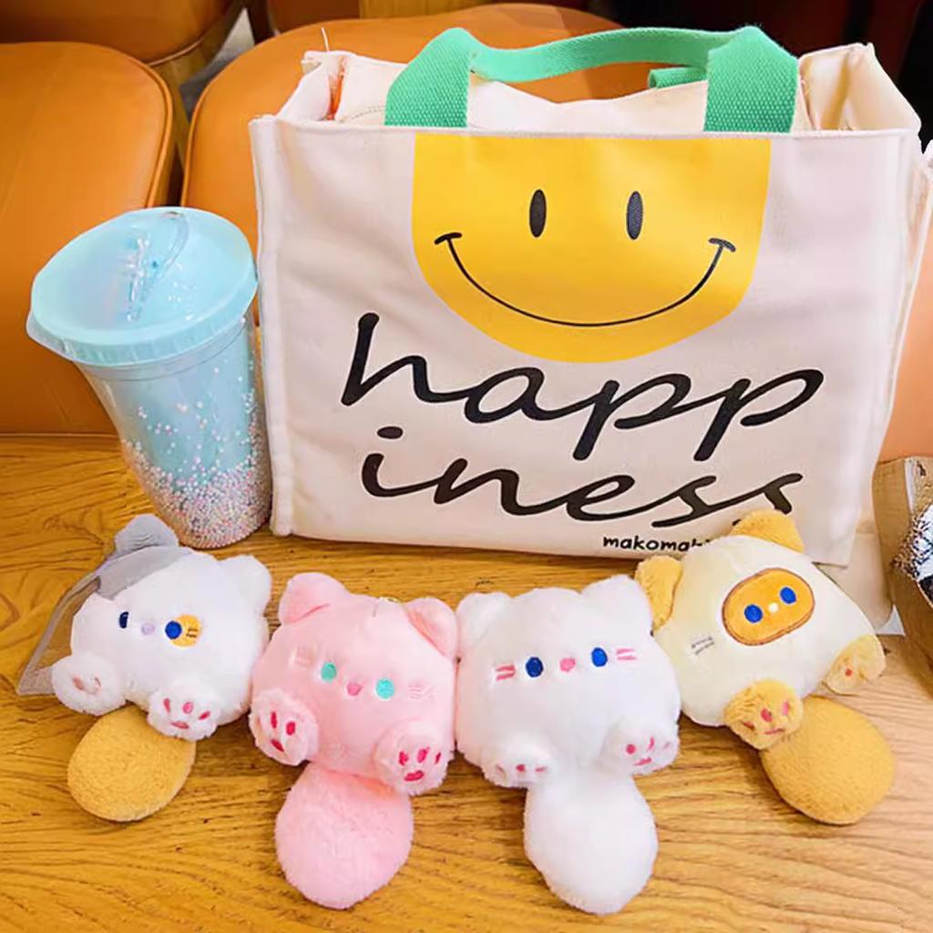 Cute Tuantuan Cat Key Chain Women's Exquisite Dolls School Bags Pendant Dolls Plush Toys and Little Picks