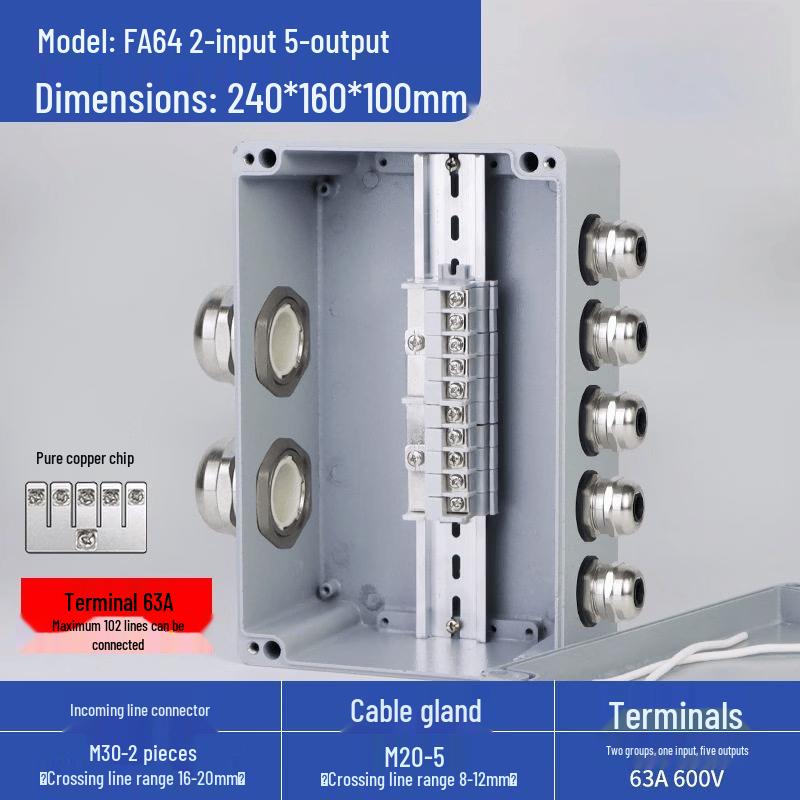 

Aokewen FA64 Cast Aluminum Waterproof Junction Box