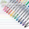 12-color Liquid Ink Quick-drying Rollerball Pen, 0.5mm, Large Capacity, Student Notebook Bullet Journal Neutral Pen