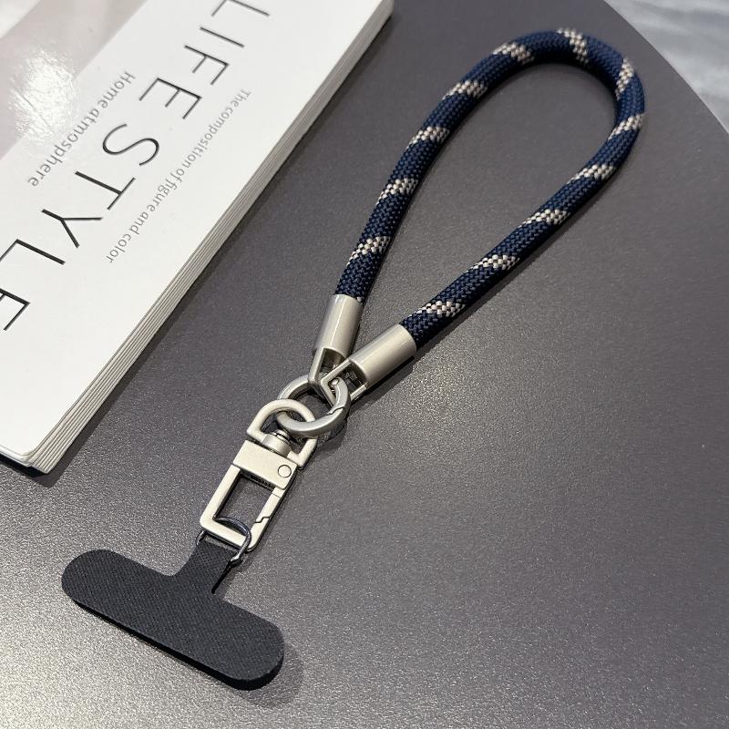 Portable Mobile Phone Hand Wrist Straps Nylon Colorful Anti-Fall Lanyard With Gasket Detachable Cellphone Hanging Cord