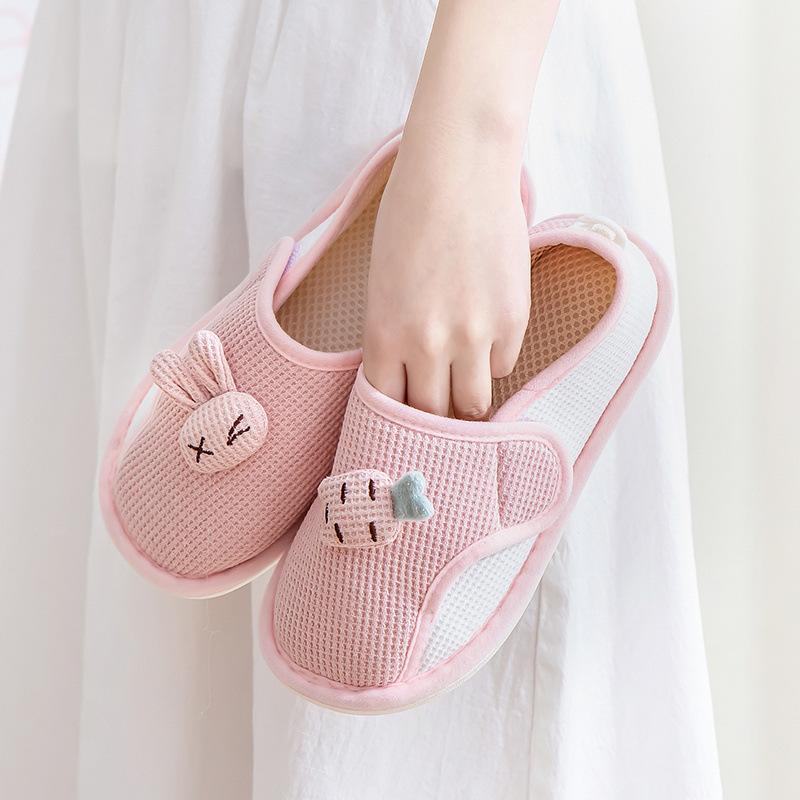 Hausschuhe Sommer dünn weichsohlig atmungsaktiv Tasche mit rutschfesten Mutterschuhen Indoor Wochenbett dicksohlige Mutterschaftspantoffeln
