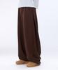 Yosemiti Curved Pintuck Balloon Sweatpants Brown Ylp-602