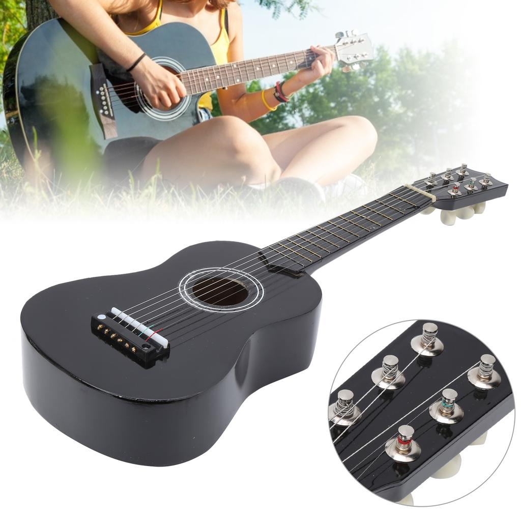 21 Inches Kids Acoustic Toy Wooden Color Guitar Musical Instrumental Toys