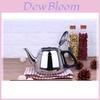 Traditional Stainless Steel Water Kettle With Mesh Filter For Home Tea Brewing And Boiling