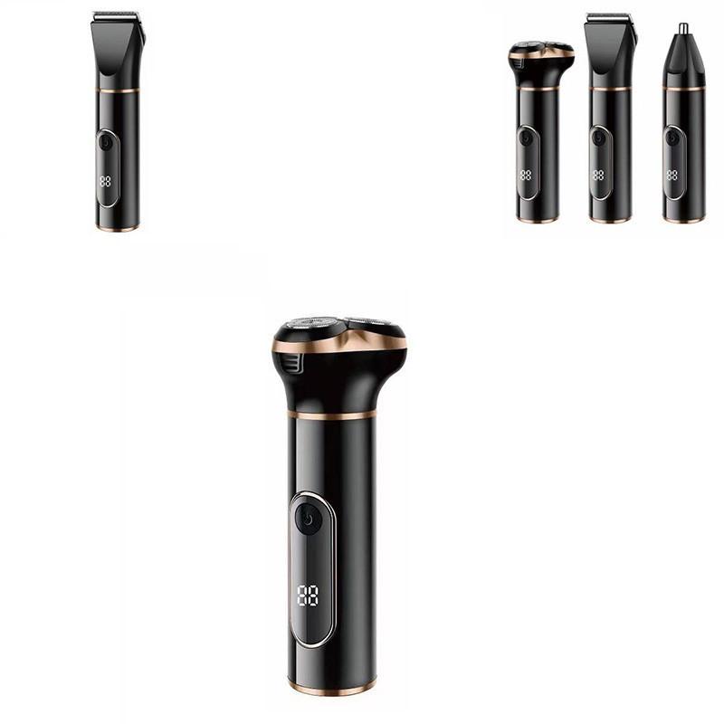 Electric Shaver Led Digital Display Mens Usb Rechargeable Shaver Portable