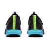 Li Ning Kids Versatile Non-Slip Shock Absorbing Low-Top Running Shoes Kids Running Shoes Black Purple YKFU070-3