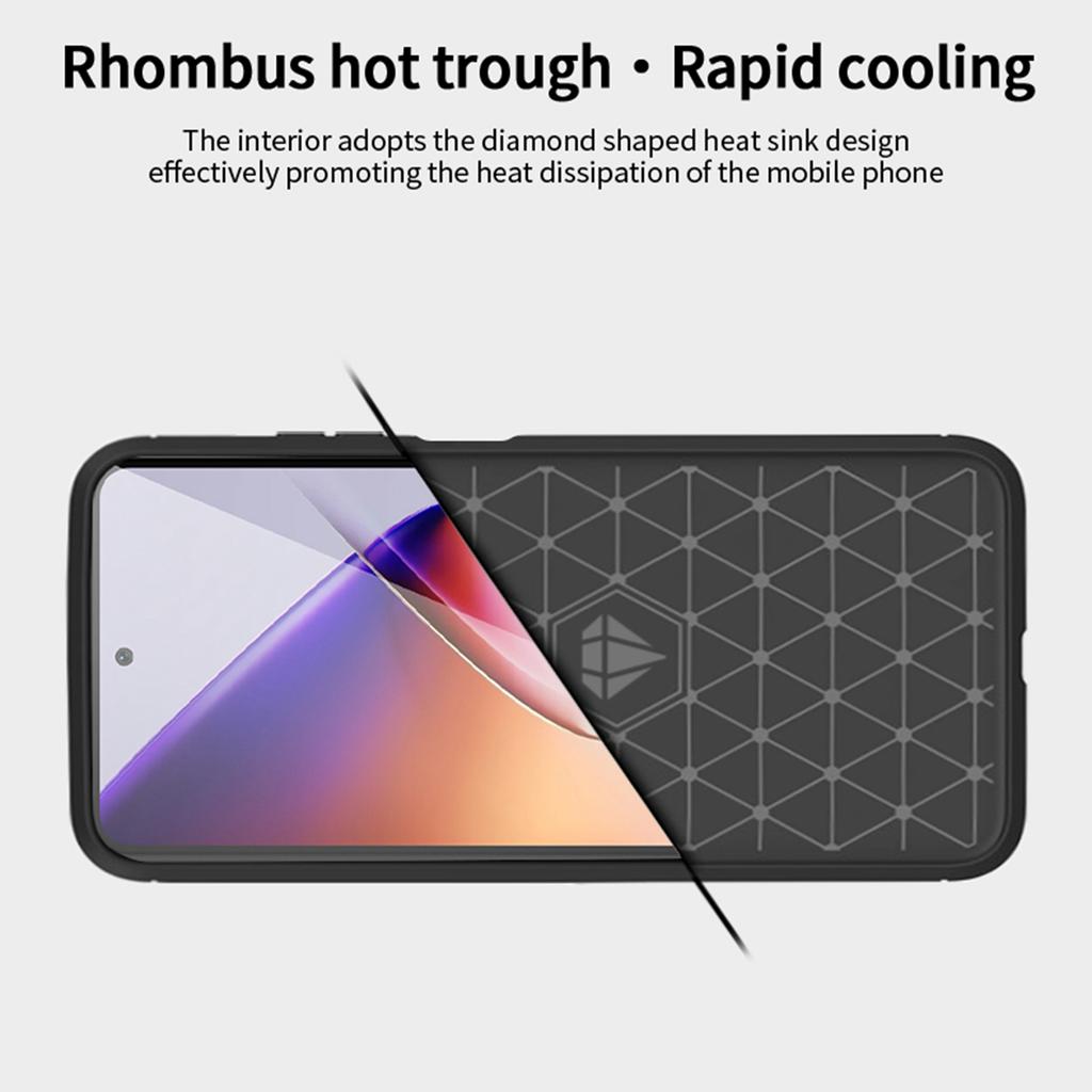 MOFI JK TPU Series-1 For Infinix Note 40X 5G Case Carbon Fiber Texture TPU Soft Phone Cover