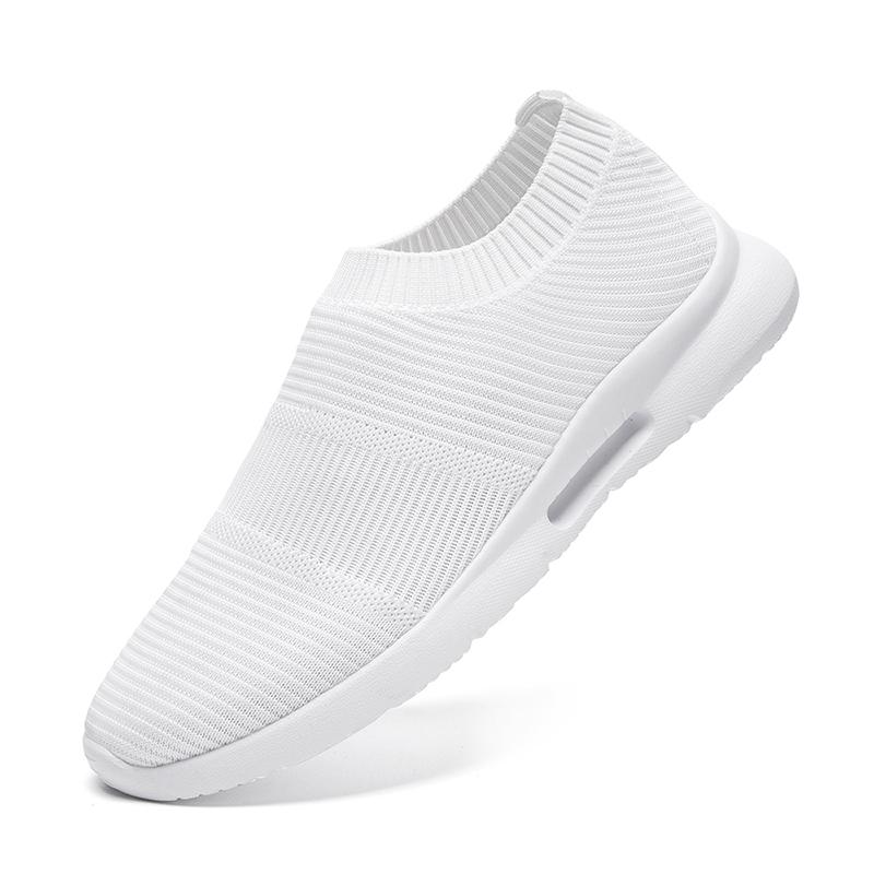 Mode Fujeak Plus Size 38-46 Halkfria Loafers Bekväma Ultralätta Casual Herrsneakers Utomhus Andningsbara Promenadskor för Män