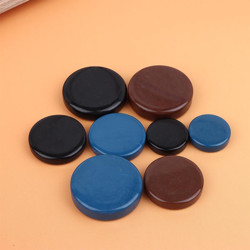 15Pcs Western Chess Draughts Set 20MM 27MM 32MM Multi Color Plastic Checkers for Educational Home Use Parties