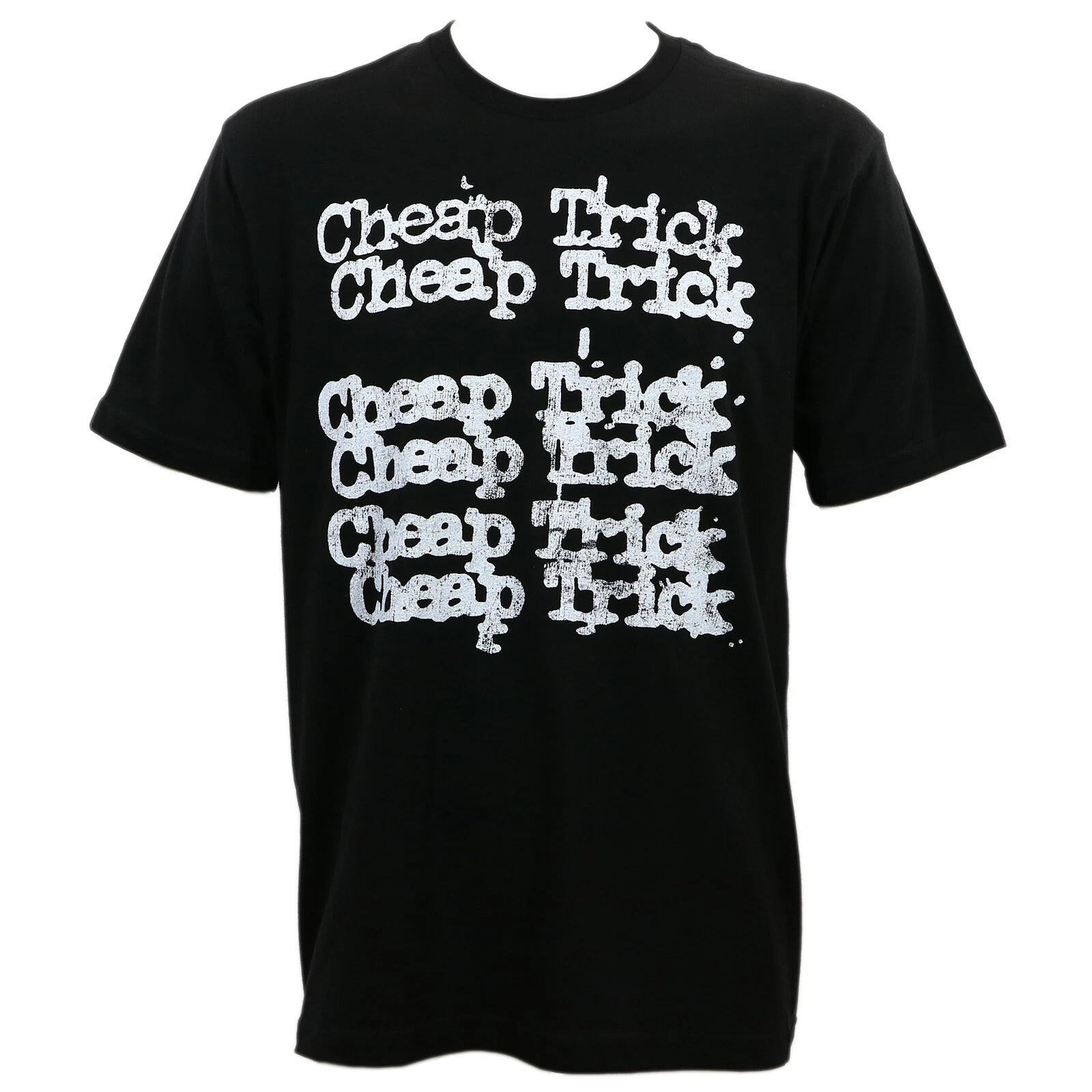 CHEAP TRICK Stacked Logo Slim Fit T-Shirt S M L XL 2XL NEW XL