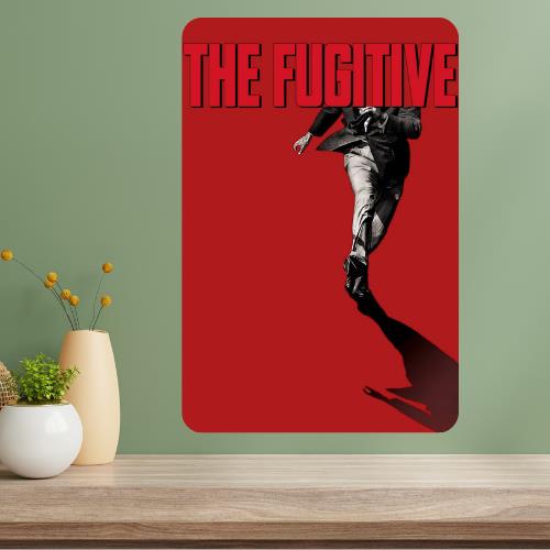 The Fugitive Classic TV Show Metal Poster Sign 20x30cm(7.8x11.8inch)