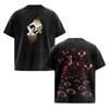 Hellsing Alucard Anime Camiseta Gráfica Masculina Feminina Roupas Manga Curta Algodão Camisetas Vintage Lavada Camiseta Harajuku Masculina