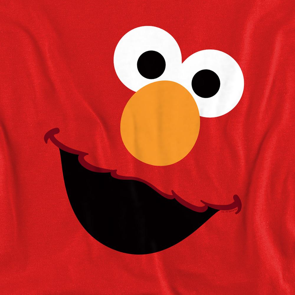Sesame Street Unisex Adult Elmo Face Sweatshirt
