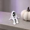 Halloween LED Night Light, Ghost Bat Pumpkin Shape Spooky Decor, Battery Operated Table Lamp for Party