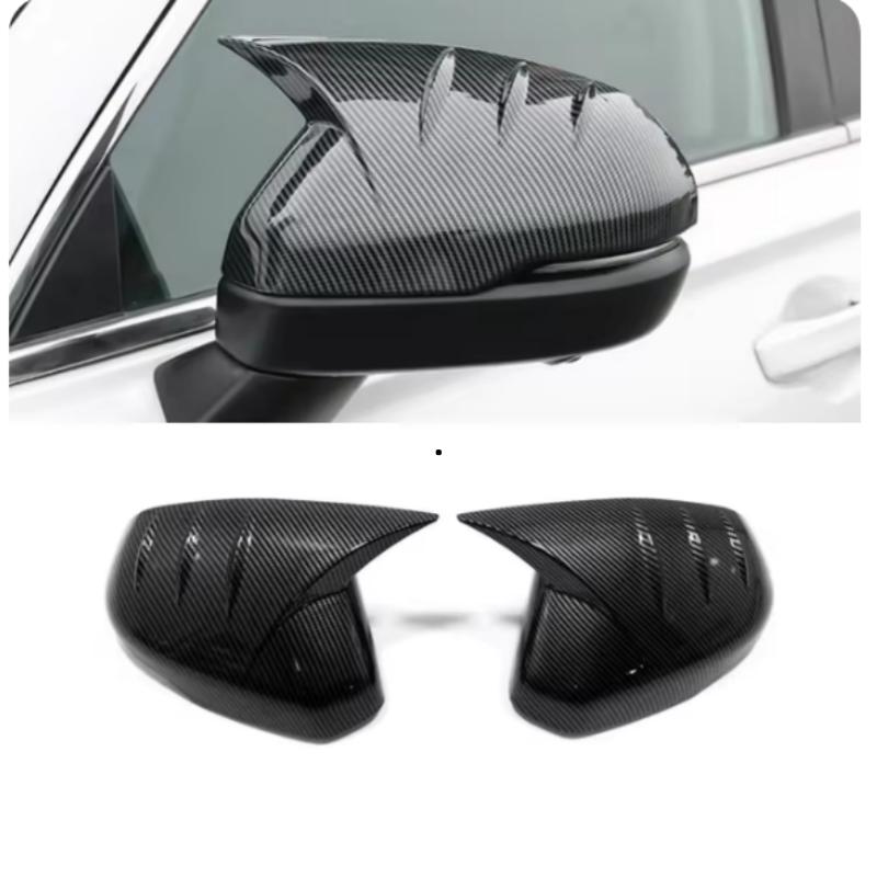Car Decoration Door Mirror Cover For Honda CRV /XRV/ZRV  2024 Carbon Fiber Chrome Silver Rain Deflector Styling
