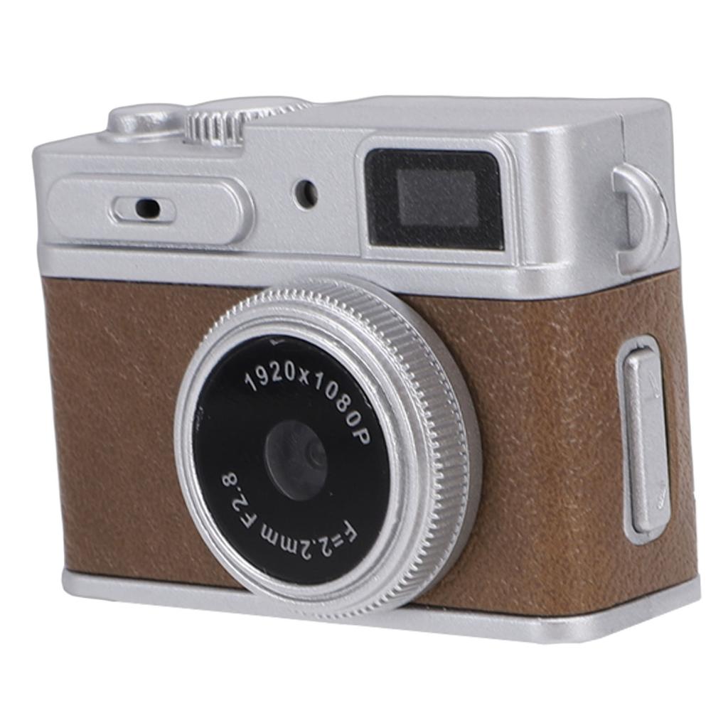 Keychain Digital Camera 1080P FHD Tiny Video Camera 0.96in Screen Vintage Portable Video Recorder
