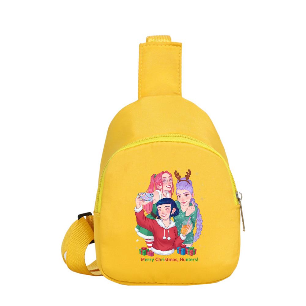 K-Pop Demon Hunters Printed Shoulder Bag Crossbody Bag Kawaii Portable Compact Storage Bag Crossbody Pouch Kid Birthday Christmas Gift