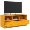 Vidaxl Szafka Pod Telewizor, Musztardowa, 99X39X44 Cm, Stalowa