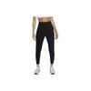 Nike Pantalones casuales de corte ajustado de color sólido para mujer, parte inferior, negro CU4611-010
