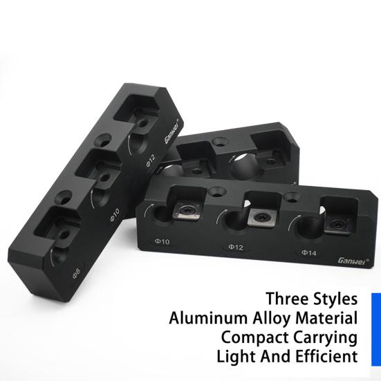 1 Set Log Stick Making Locator Aluminum Alloy Electric Drill Milling Dowel Round Rod Auxiliary Tool Carpentry