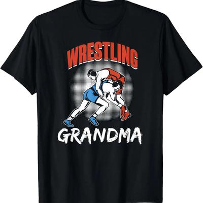 Wrestling Grandma Wrestles Wrestle Wrestler Wrestling T-Shirt