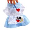 1Pc Party Costume Dog Princess Dress Bow Cute Polyester Party Pet Supplies Love Heart