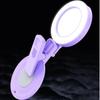Rechargeable Mini Pocket Fill Light Soft Light LED Ring Light Portable Clip-On Selfie Ring Light